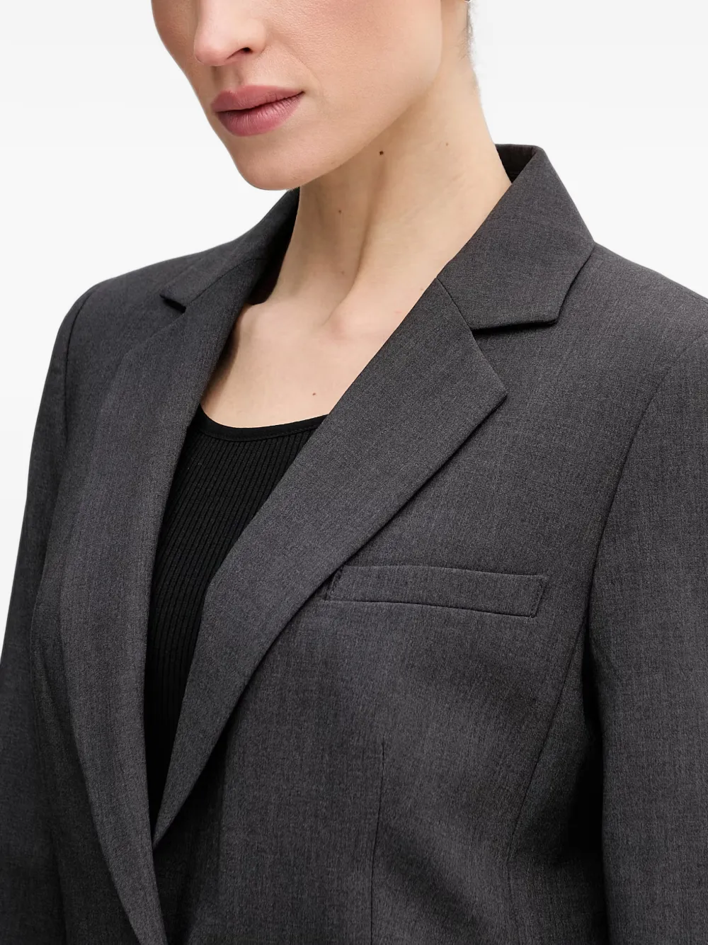 DKNY single-breasted blazer Grijs