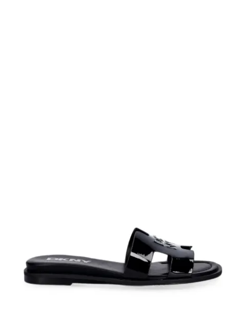 DKNY flip flops con logo en relieve