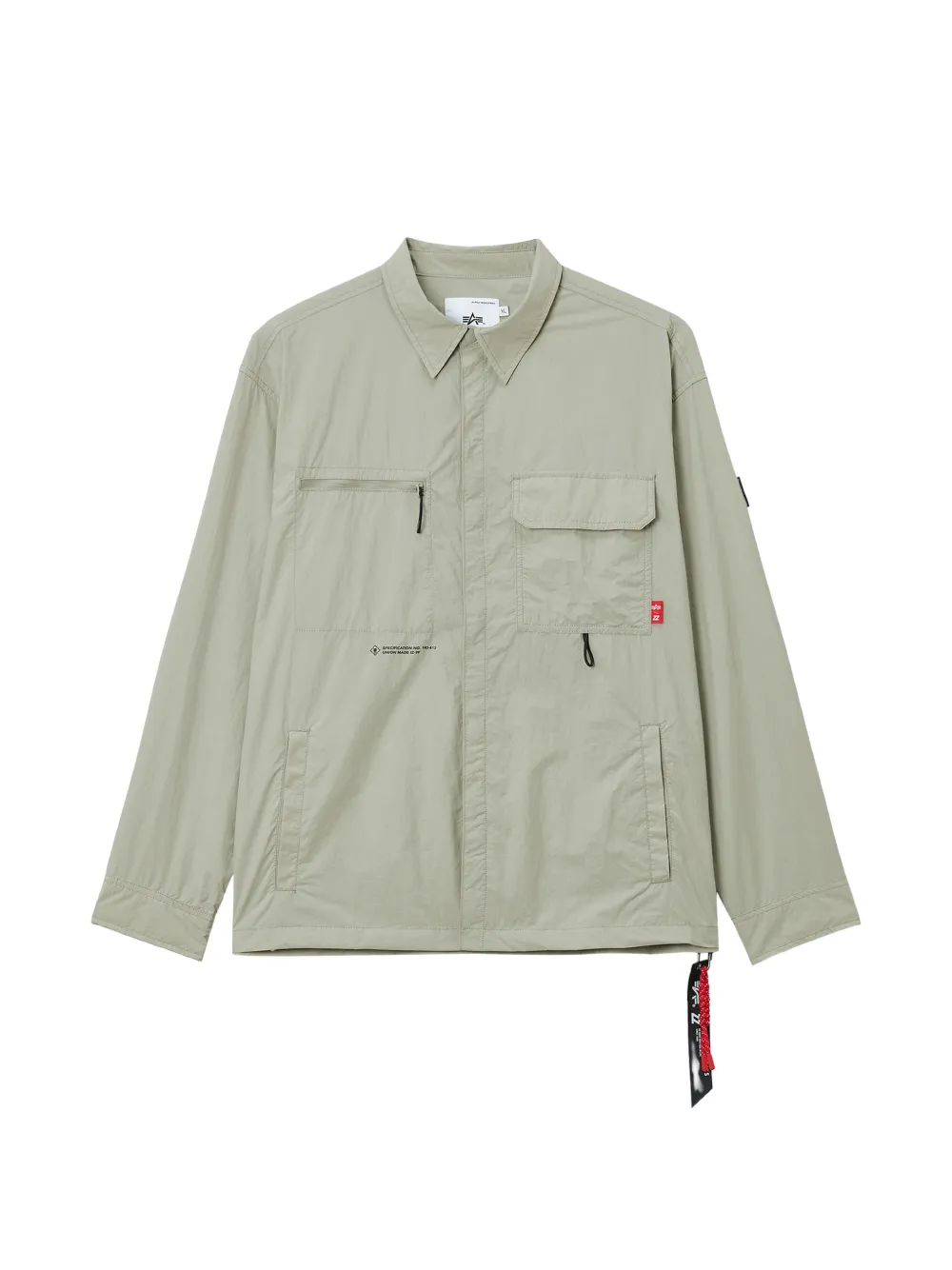 izzue chest-pocket shirt jacket - Toni neutri