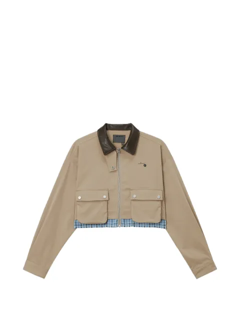 Musium Div. chamarra con cierre