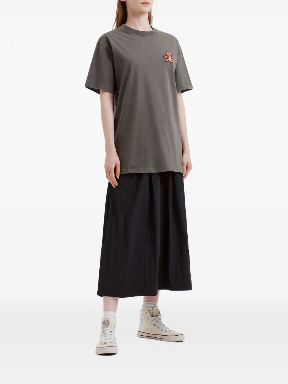  Fingercroxx Crew-neck T-shirt - Grey 