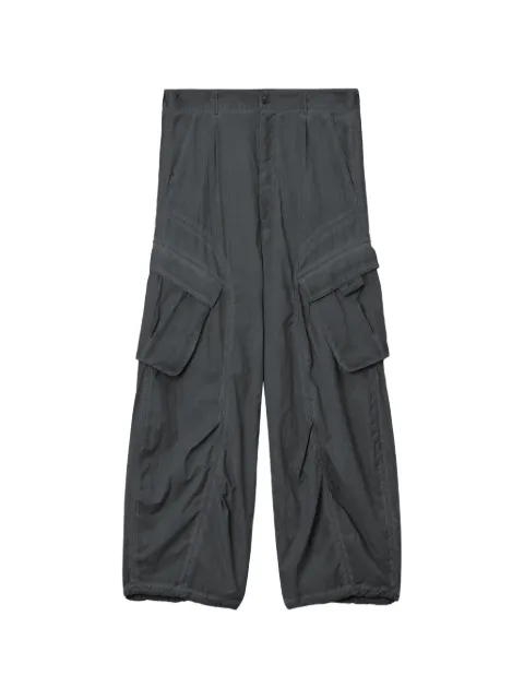 izzue wide-leg cargo trousers