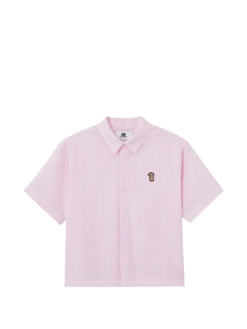 CHOCOOLATE short-sleeved striped shirt