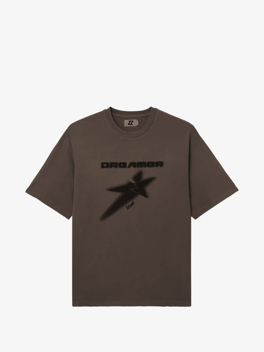 izzue graphic-print T-shirt | Brown | Image 1