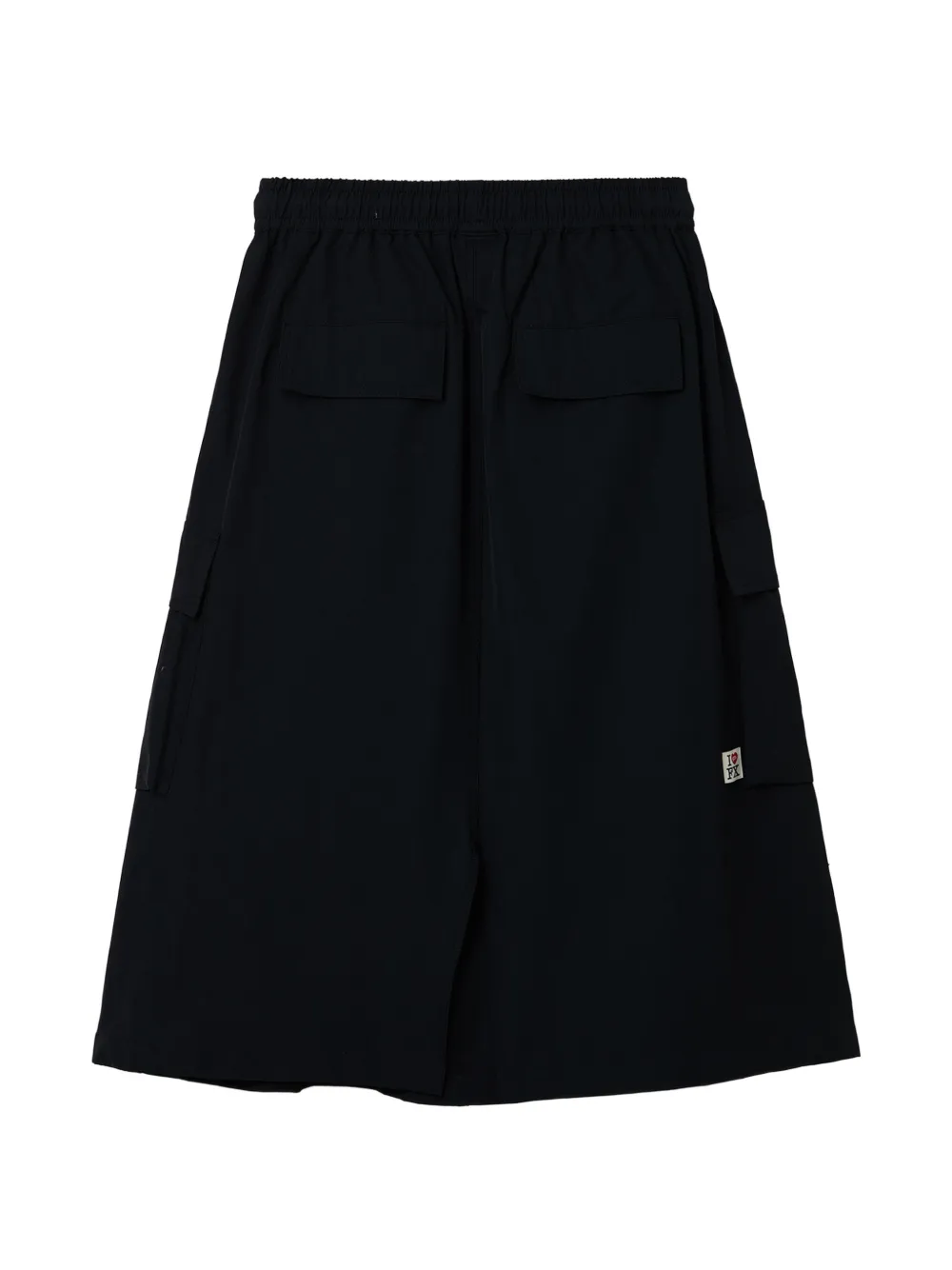 Fingercroxx Drawstring A-line Skirt - Black 