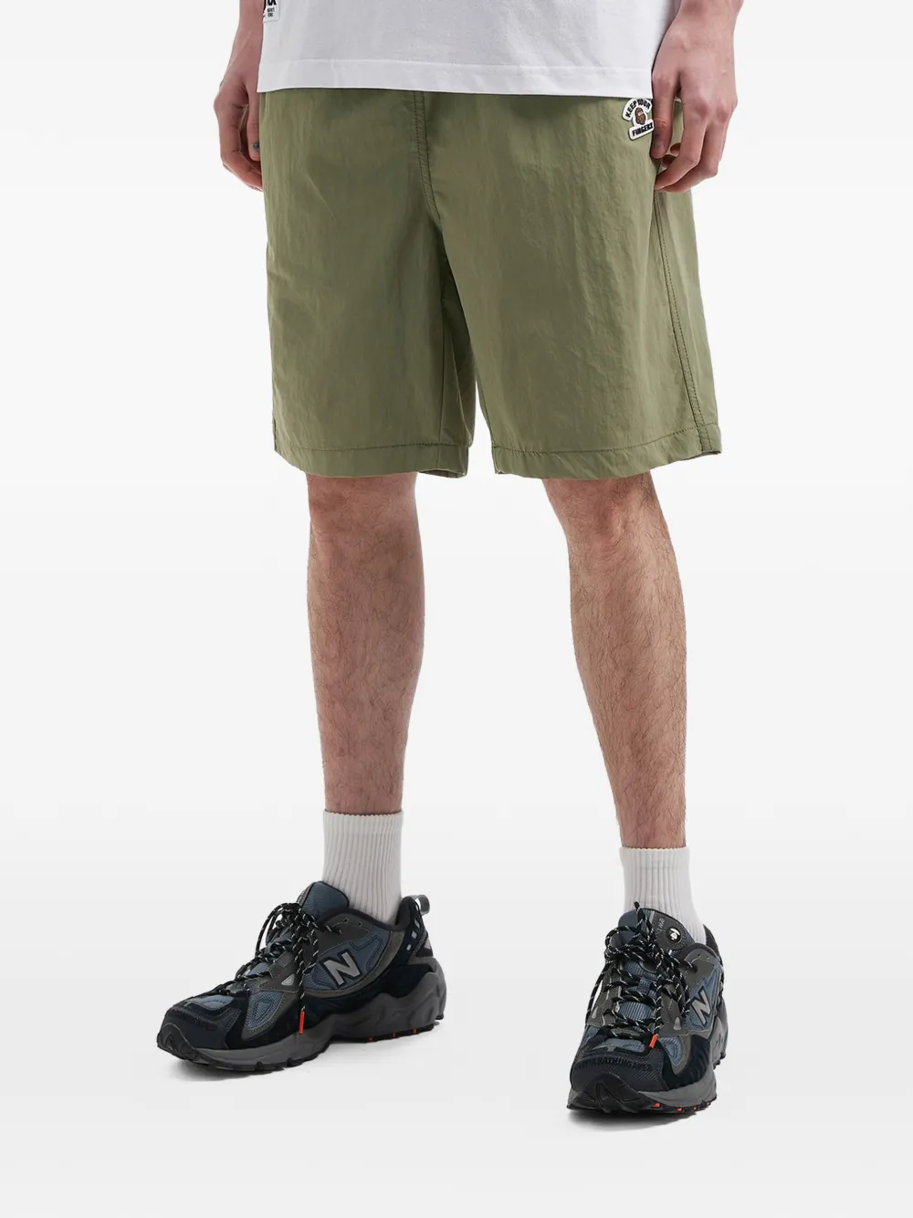 Fingercroxx Drawstring Shorts - Green 