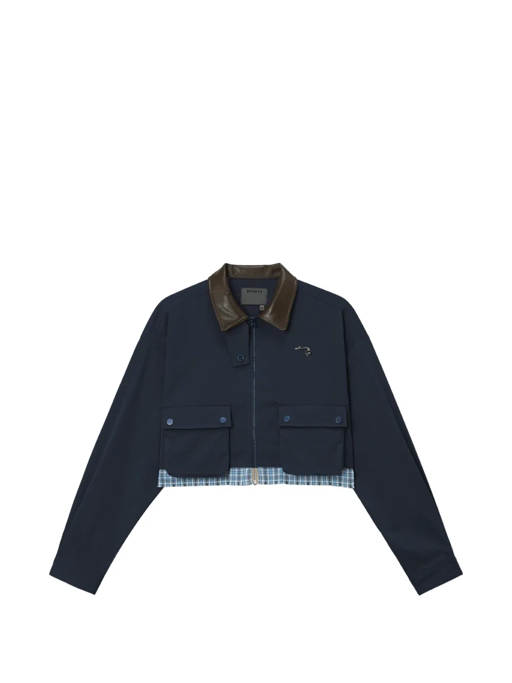 Musium Div. Jacke mit Klappentasche - Blau