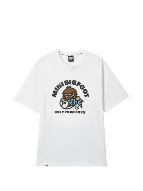 FINGERCROXX playera con cuello redondo