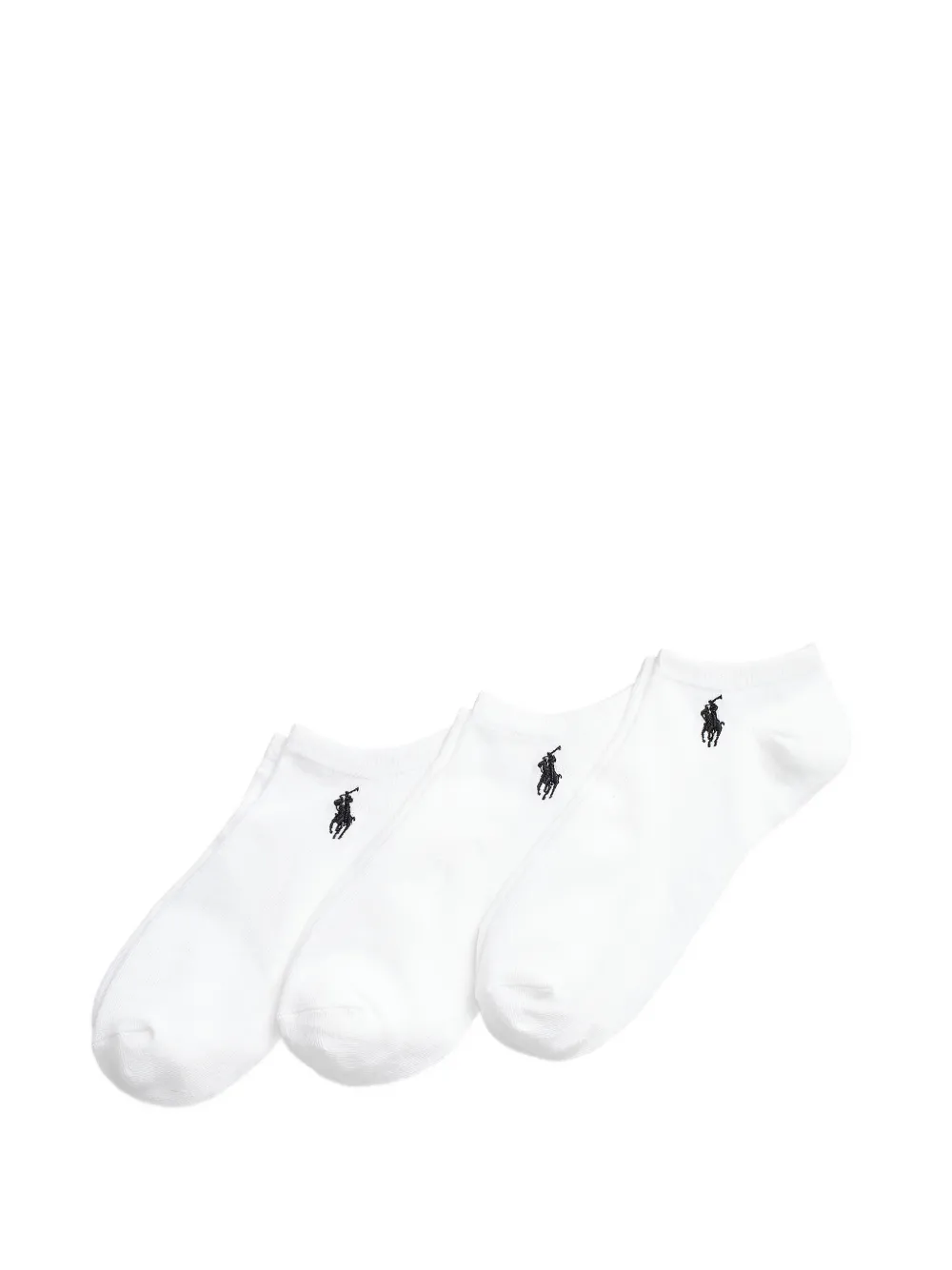 Polo Ralph Lauren Pony-embroidered ankle socks (set of three) - Weiß