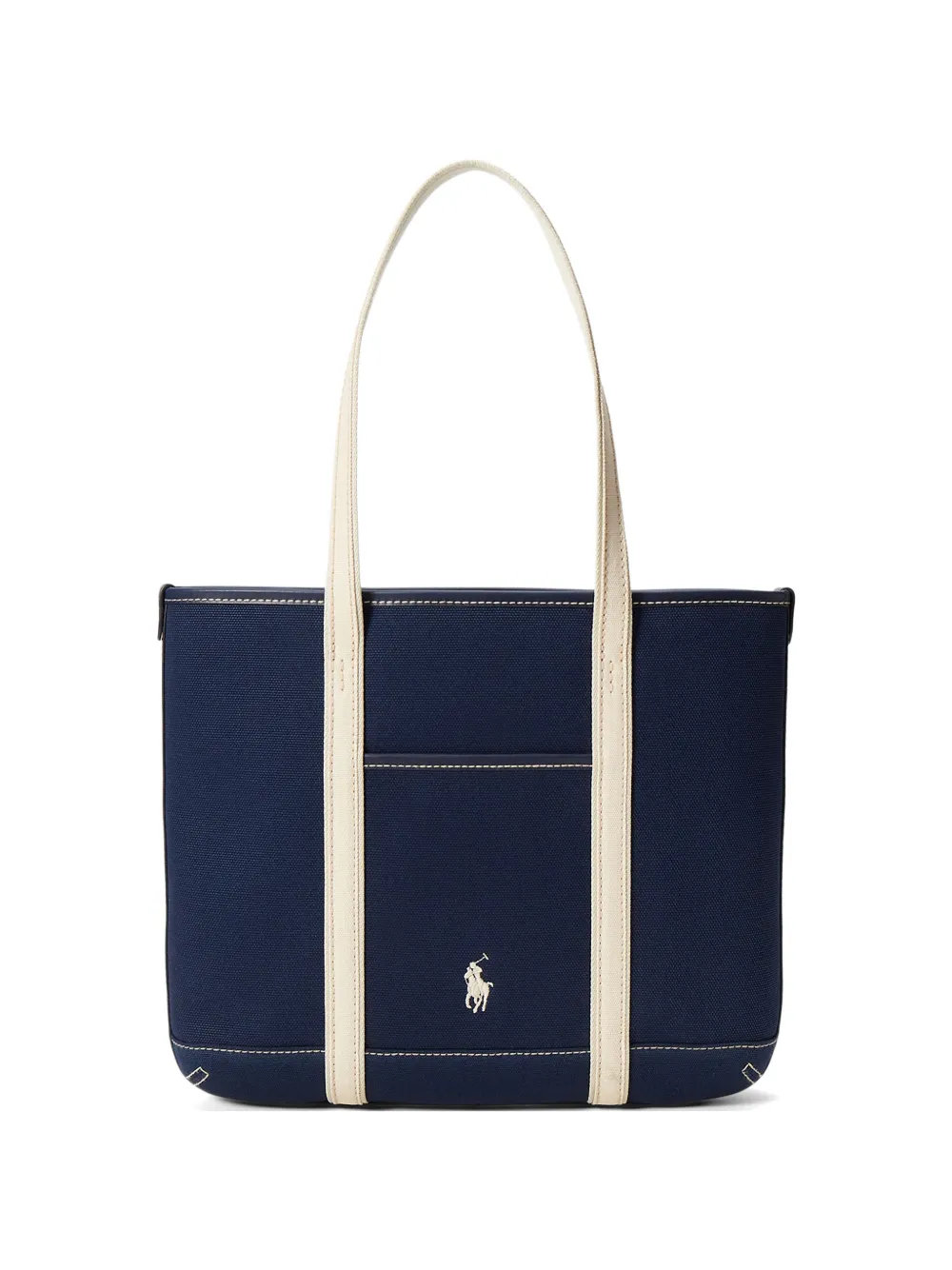 Polo Ralph Lauren embroidered logo tote bag - Blau