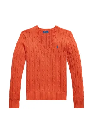 Polo Ralph Lauren ケーブルニット セーター | オレンジ | FARFETCH JP