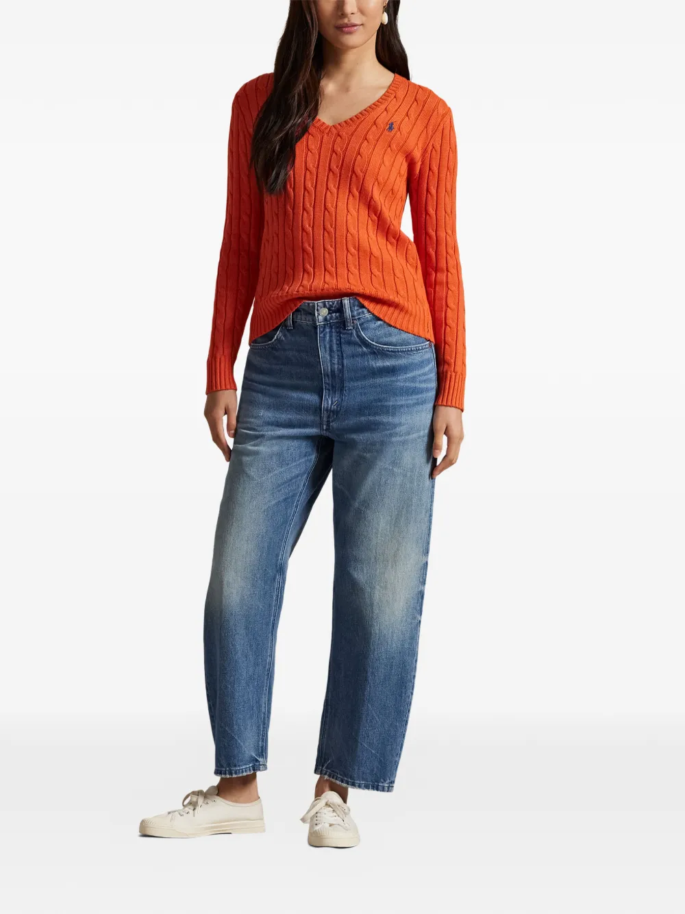 Polo Ralph Lauren Kabelgebreide trui Oranje