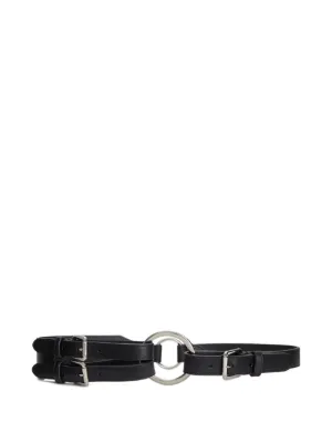 Polo Ralph Lauren 50mm Buckle Leather Belt | Black | FARFETCH AZ display picture 1