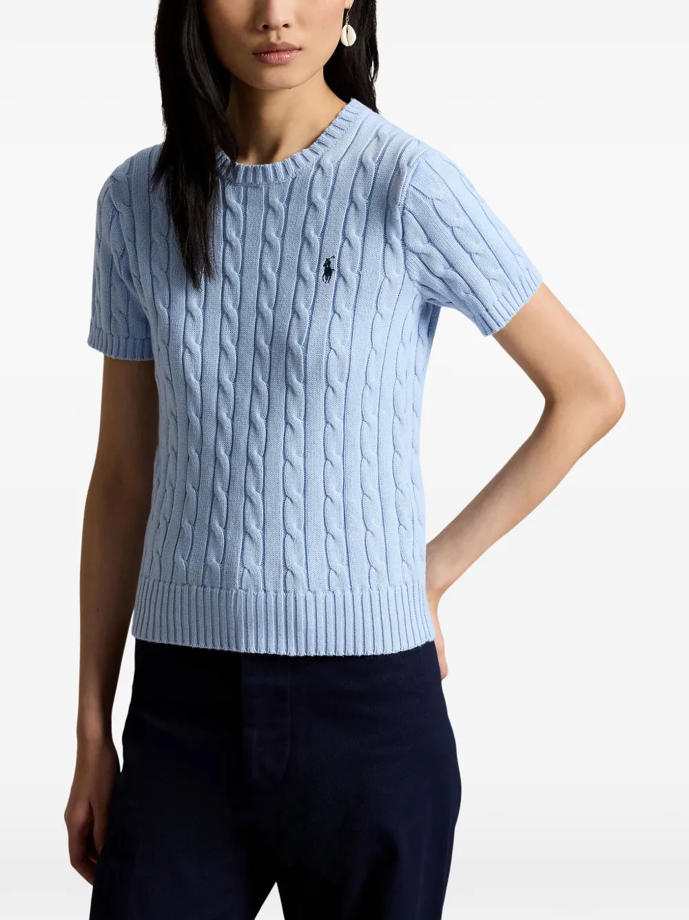 Polo Ralph Lauren Kabelgebreide trui Blauw