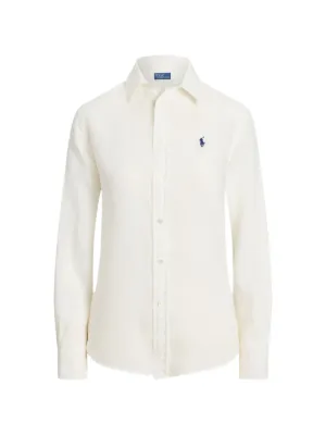 Polo Ralph Lauren エンブロイダリーオーバーサイズ リネンシャツ