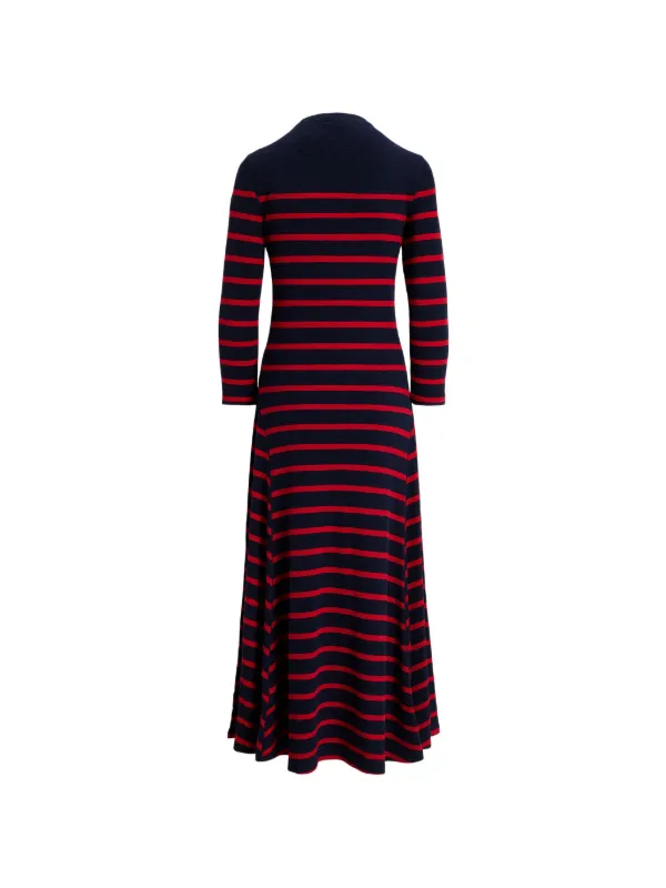 ralph lauren long sleeve dresses Ralph Lauren Women's V-Neck Long Dress - Black
