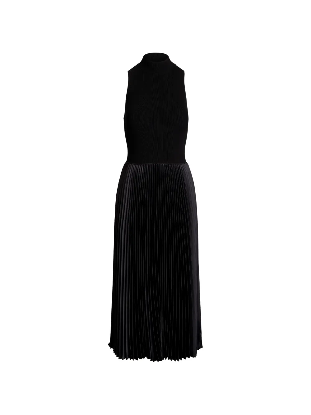 Polo Ralph Lauren pleated midi dress - Nero