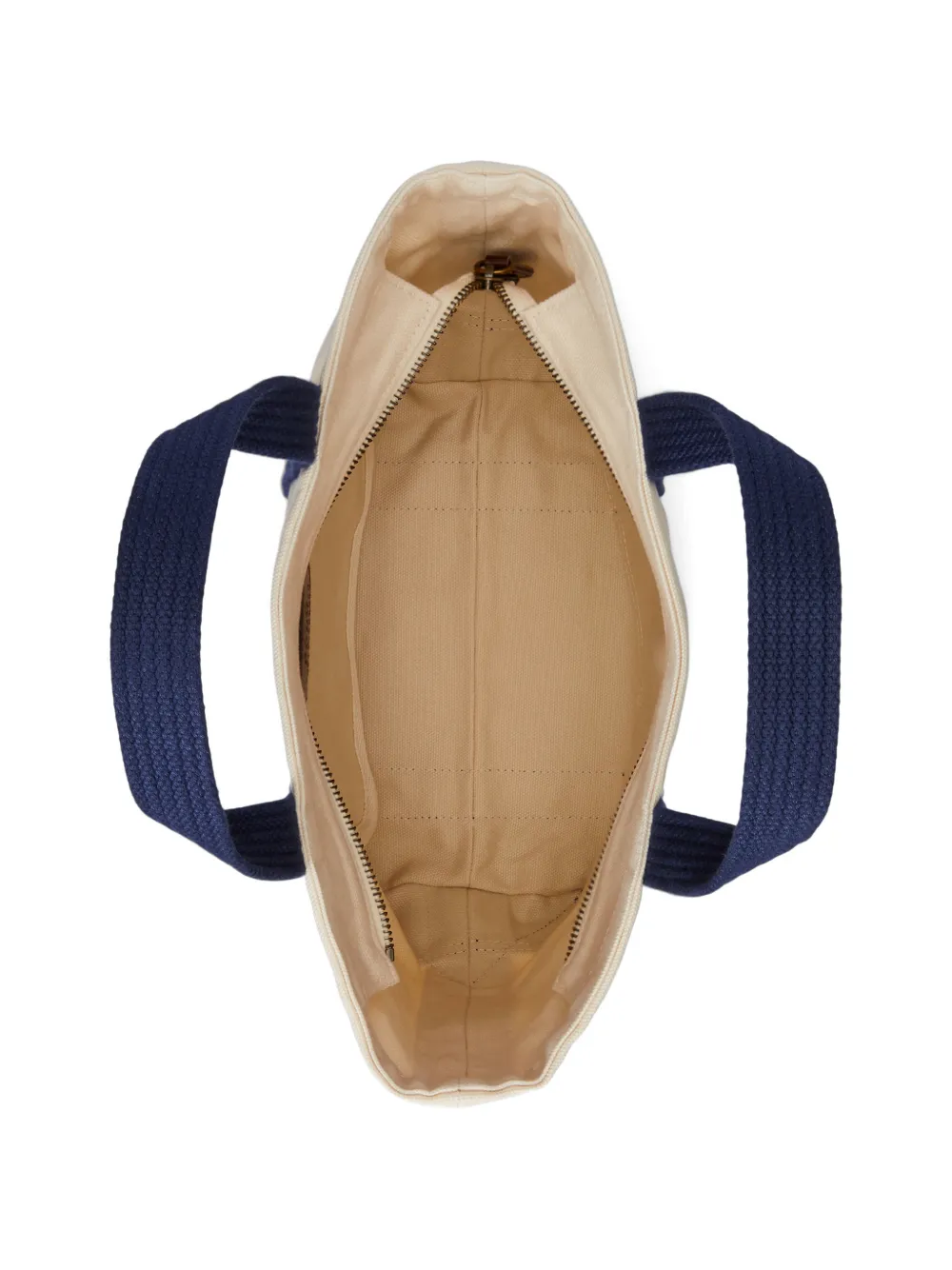 Polo Ralph Lauren Medium shopper met geborduurde pony Beige