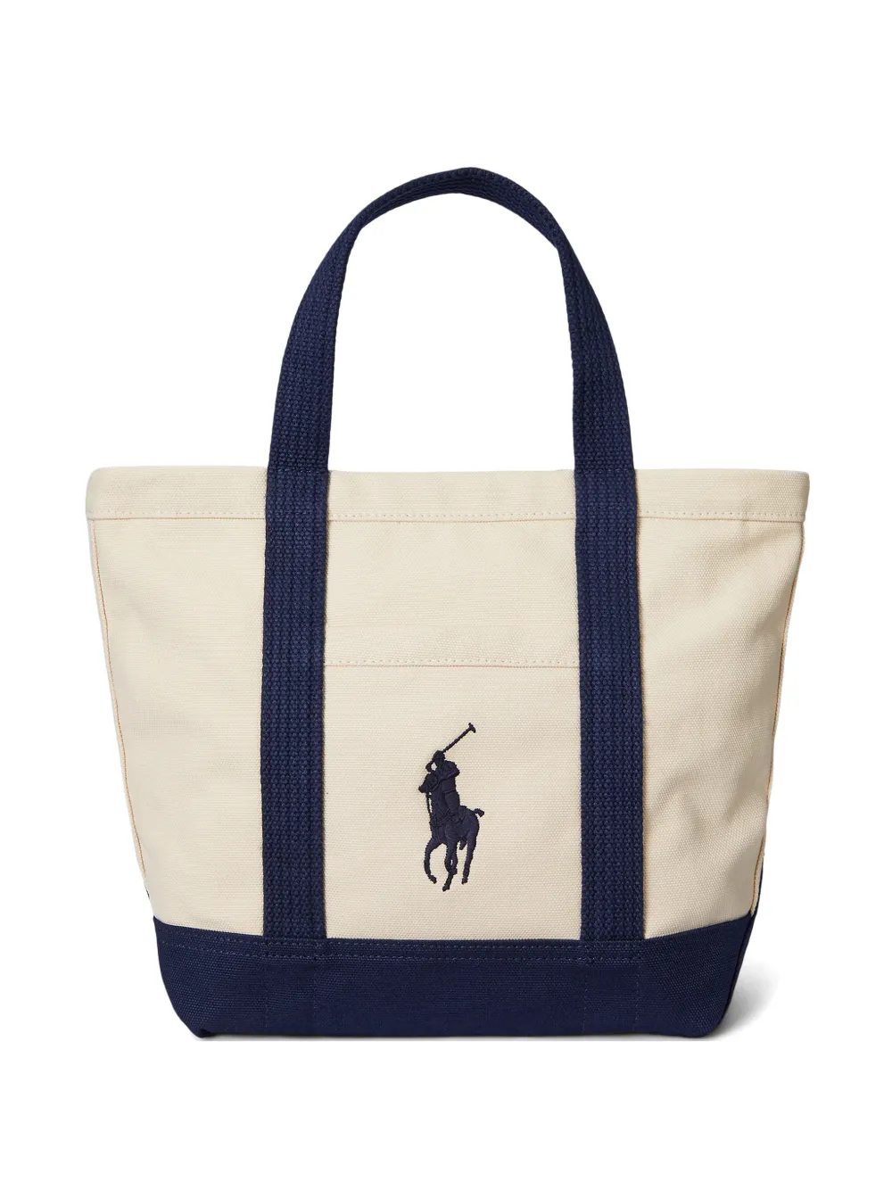 Polo Ralph Lauren medium embroidered-pony tote bag - Toni neutri