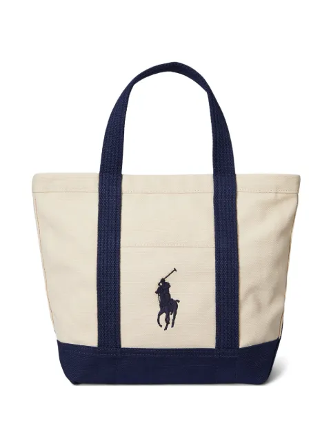 Polo Ralph Lauren sac cabas médium à poney brodé