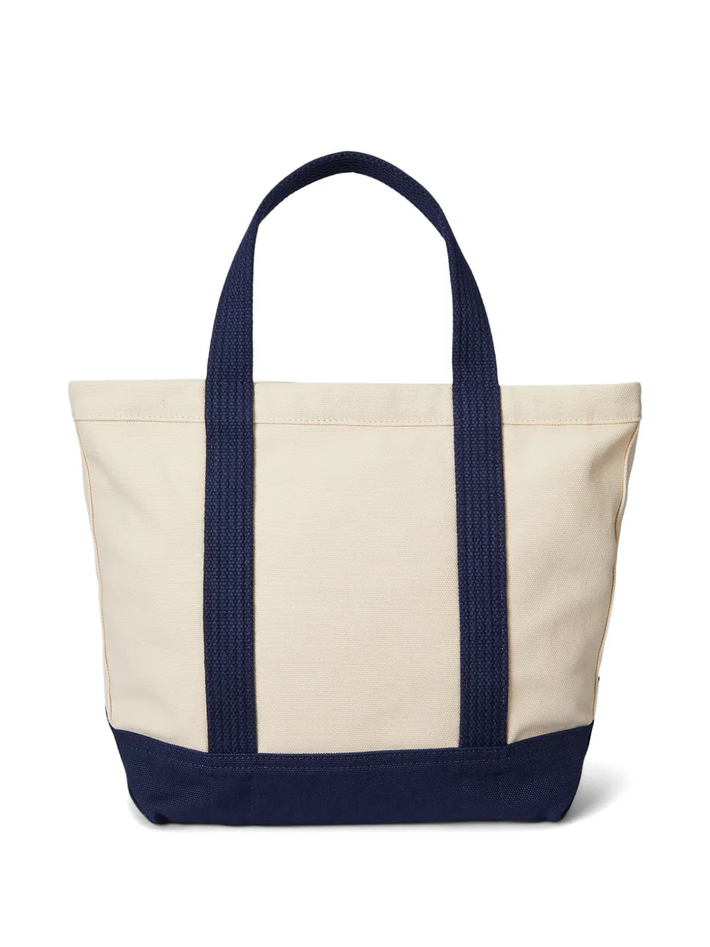 Polo Ralph Lauren Medium shopper met geborduurde pony Beige