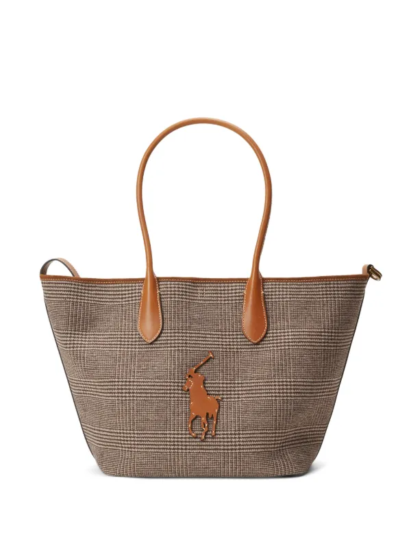 Polo Ralph Lauren Medium Bellport Tote Bag in Neutrals