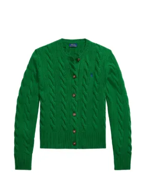 Polo Ralph Lauren cable-knit Buttoned Cardigan | Green | FARFETCH
