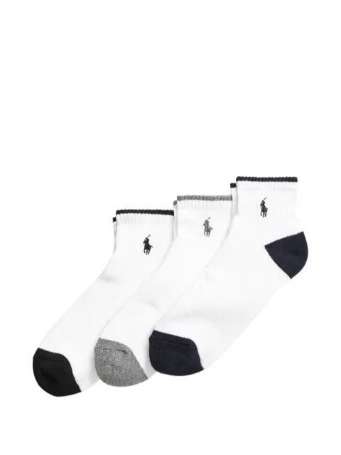 Polo Ralph Lauren logo socks set (set of three)