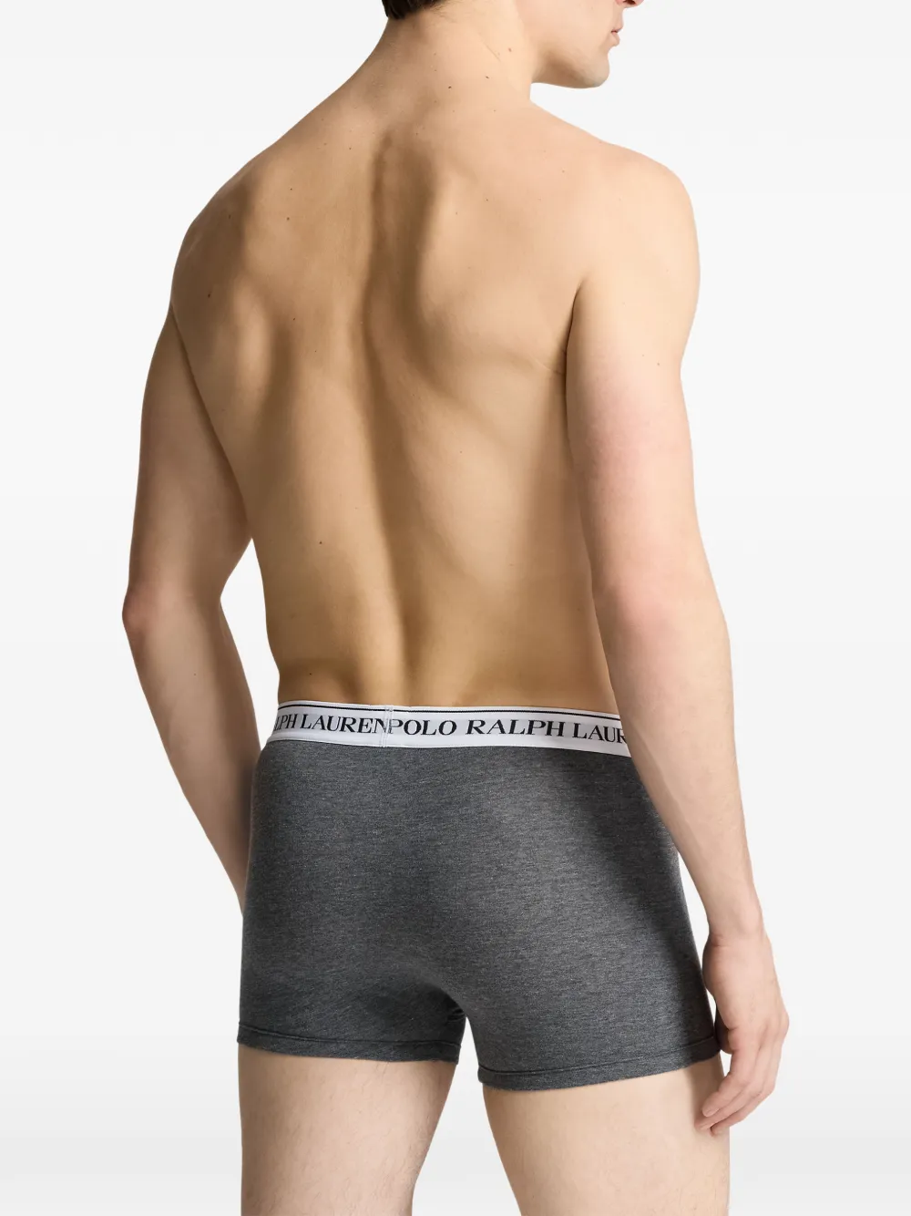 Polo Ralph Lauren Drie boxershorts met logoband Grijs