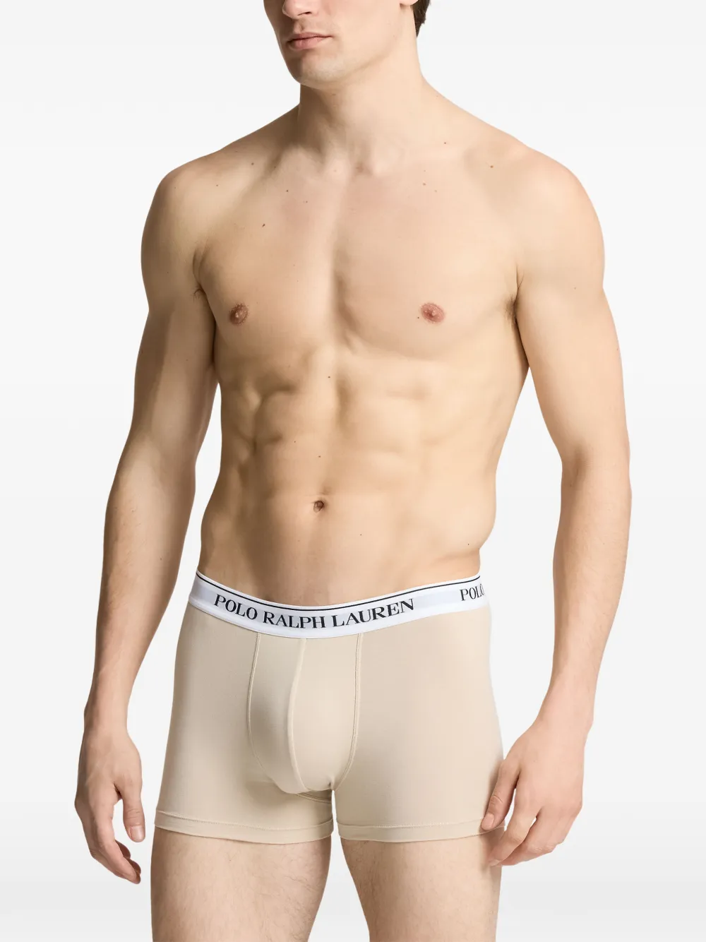 Polo Ralph Lauren Drie boxershorts met logoband Grijs