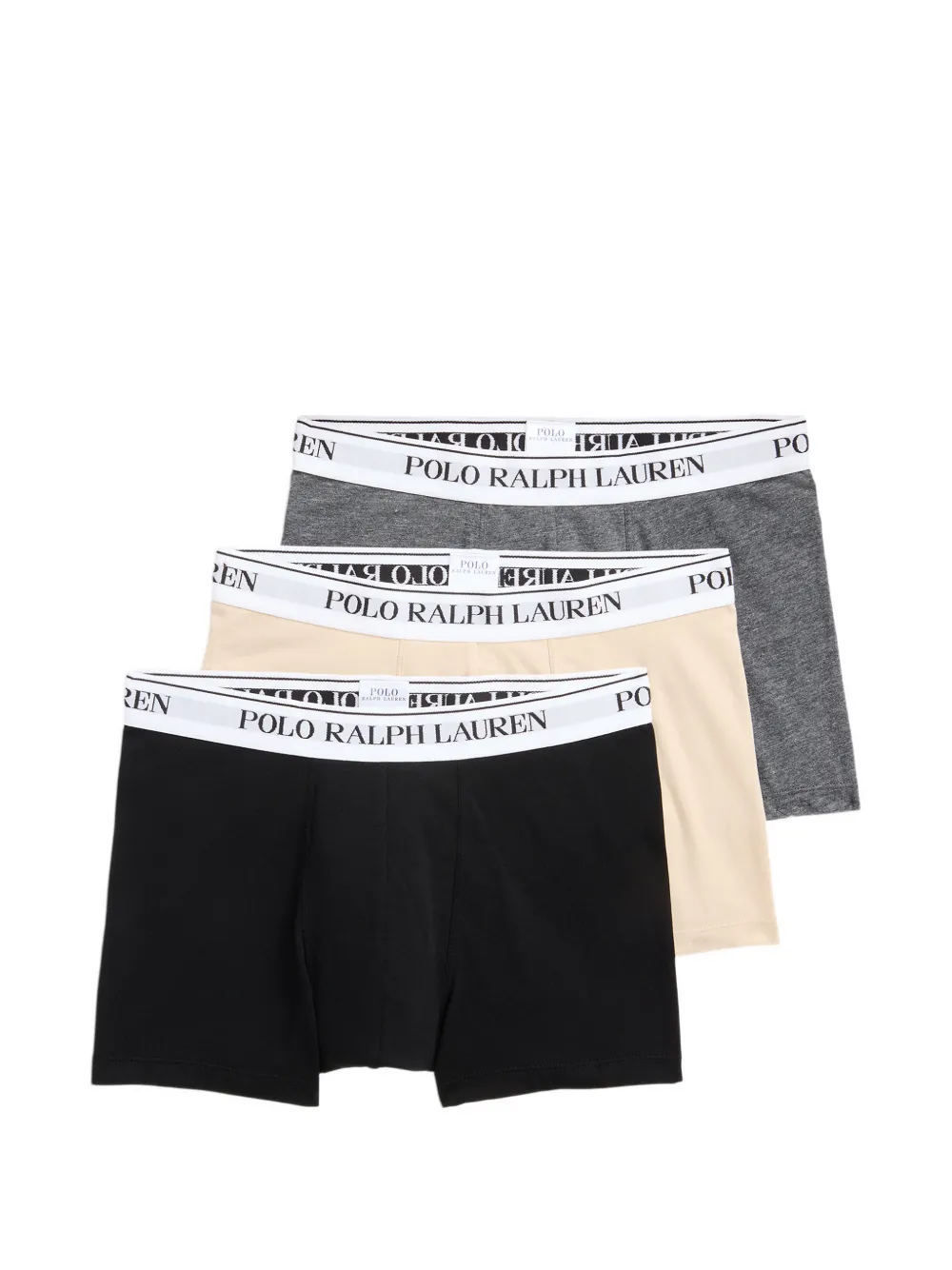 Polo Ralph Lauren Set di 3 boxer con banda logo - Grigio