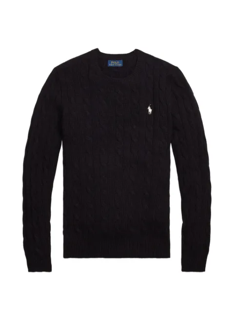 Polo Ralph Lauren — cable-knit logo sweater