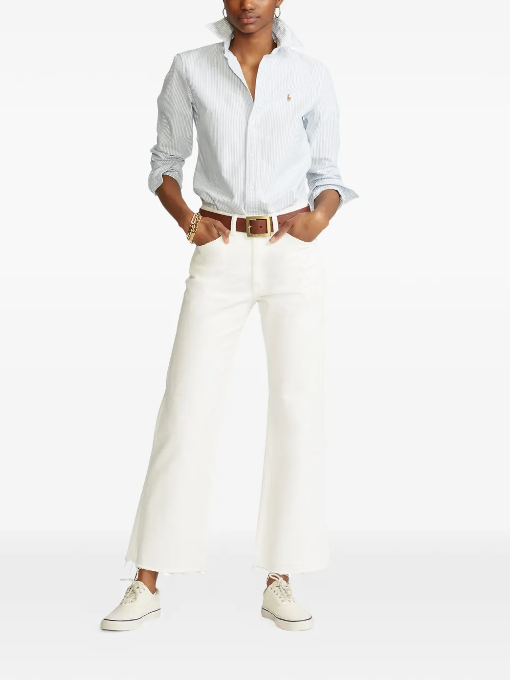Polo Ralph Lauren Blouse met logo Blauw