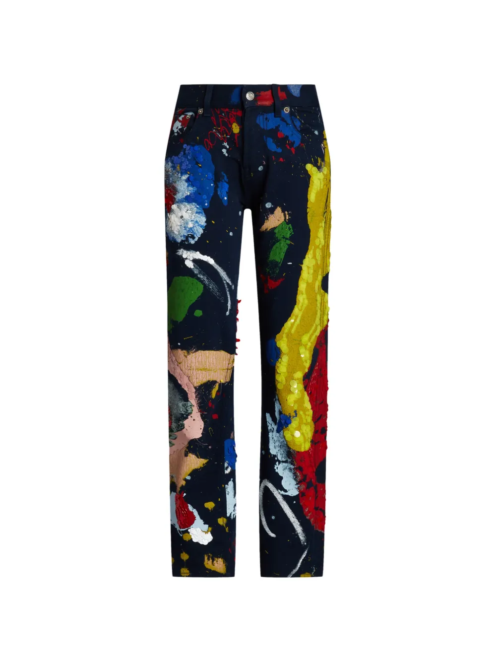 Polo Ralph Lauren Jeans decorati - Blu