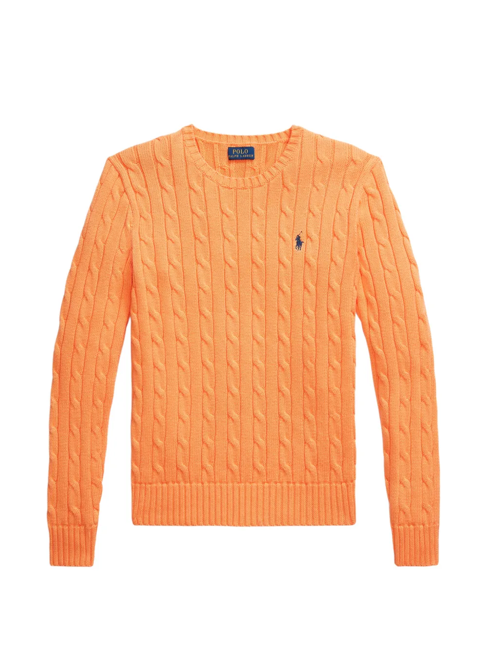 Polo Ralph Lauren cable-knit crew-neck sweater - Arancione