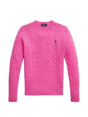 Polo Ralph Lauren ケーブルニット セーター | ピンク | FARFETCH JP