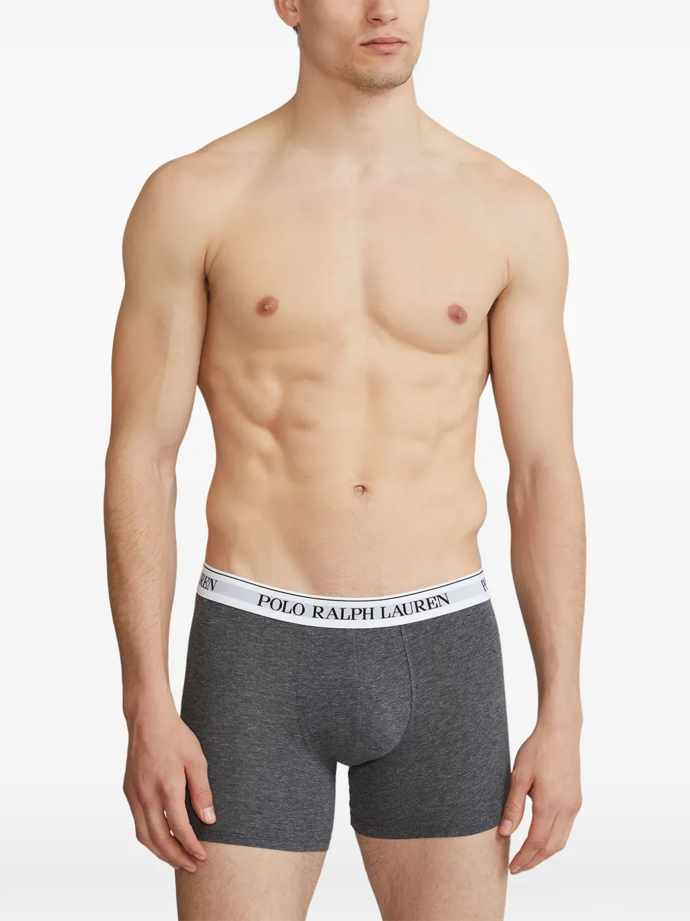 Polo Ralph Lauren Drie boxershorts met logoprint Zwart