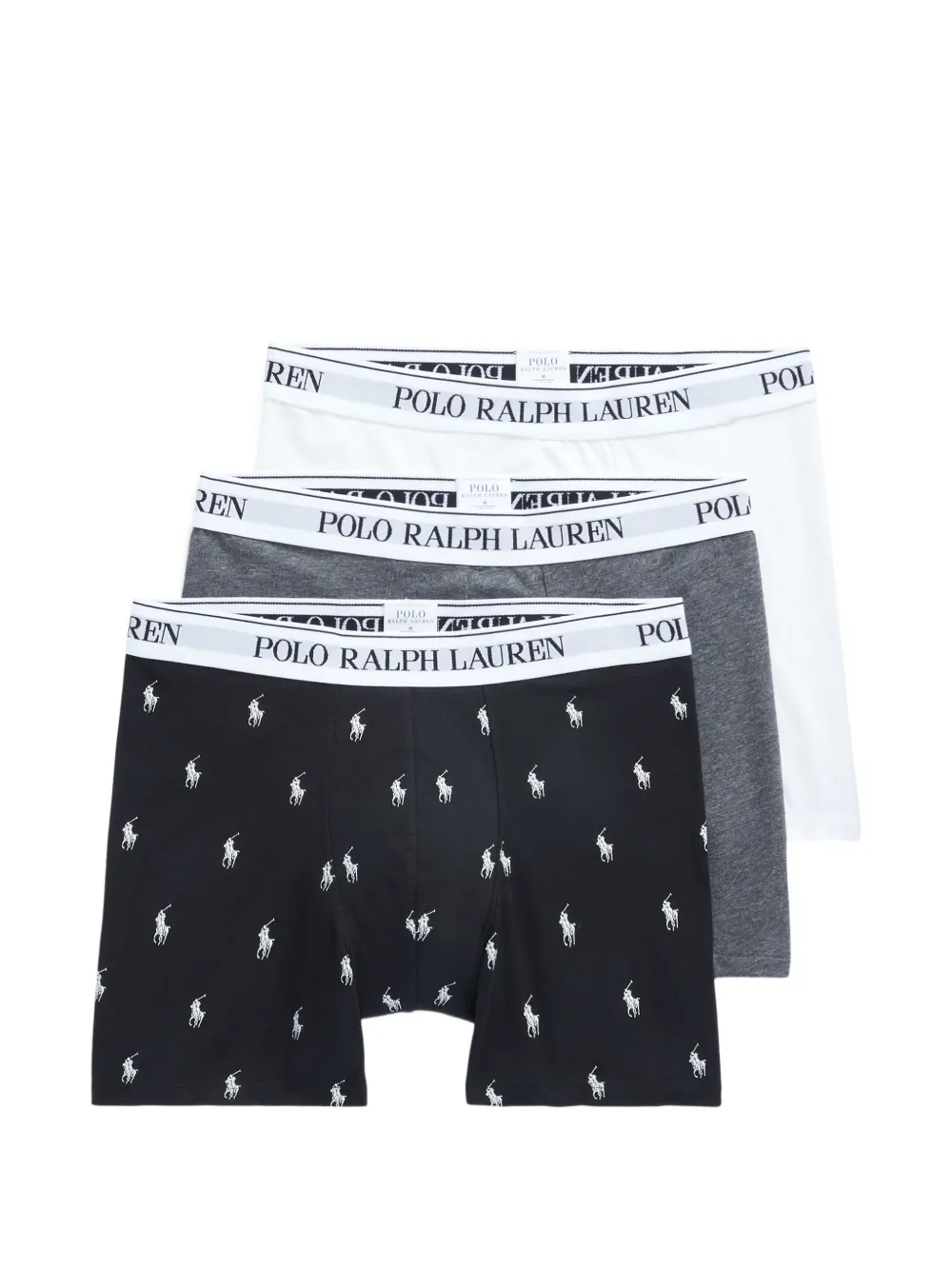 Polo Ralph Lauren logo-print boxers set (set of three) - Nero