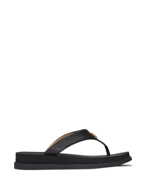 Polo Ralph Lauren logo platform slides