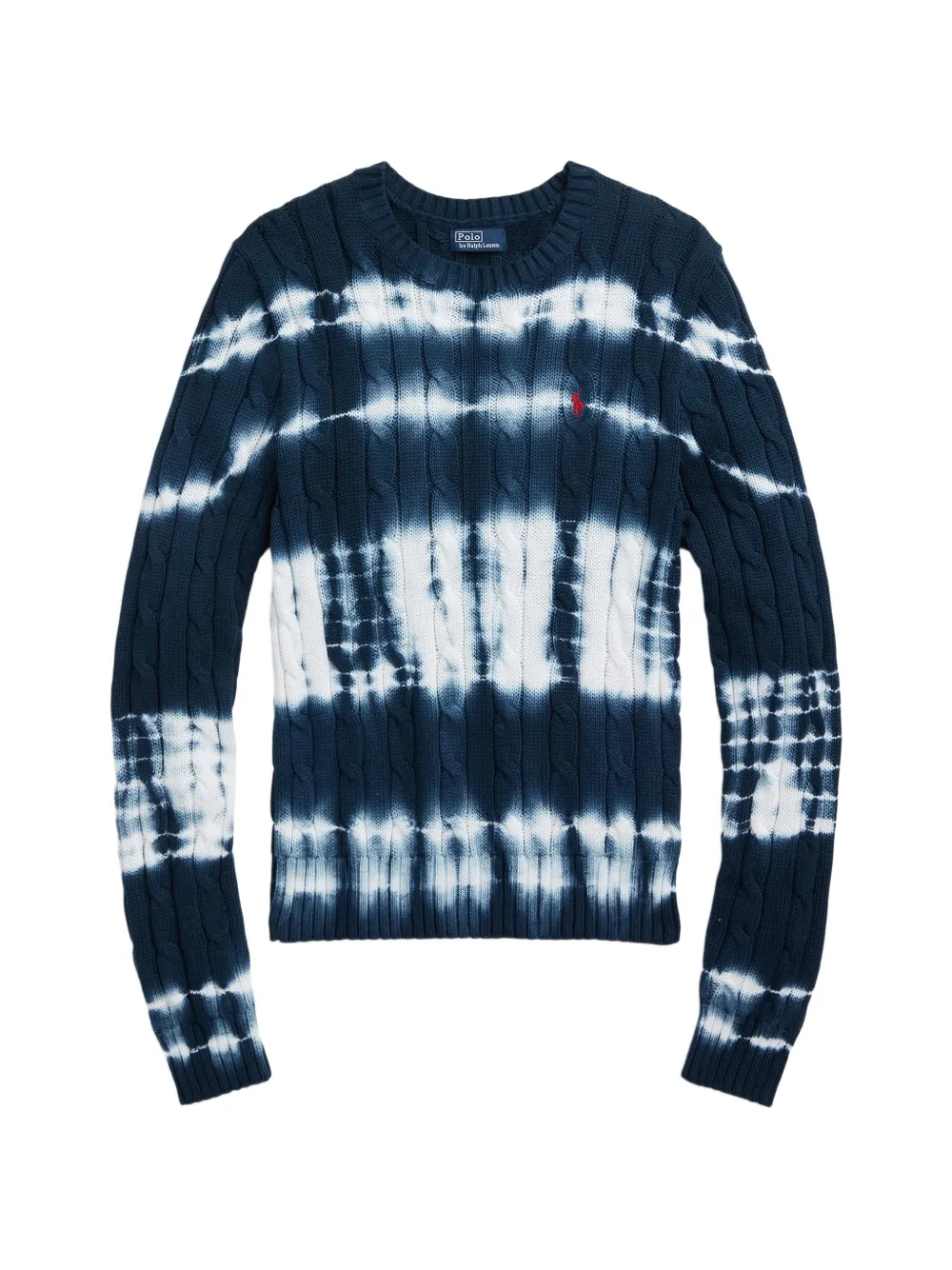 Polo Ralph Lauren cable-knit tie-dye sweater - Blu
