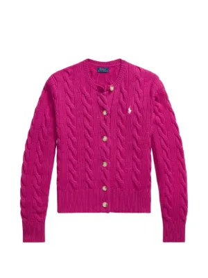 Polo Ralph Lauren ケーブルニット カーディガン | ピンク | FARFETCH JP