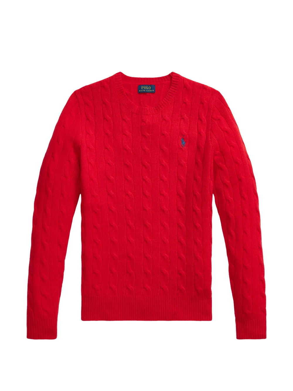 Polo Ralph Lauren cable-knit crewneck sweater - Rot