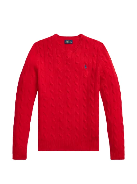 Polo Ralph Lauren — cable-knit crewneck sweater