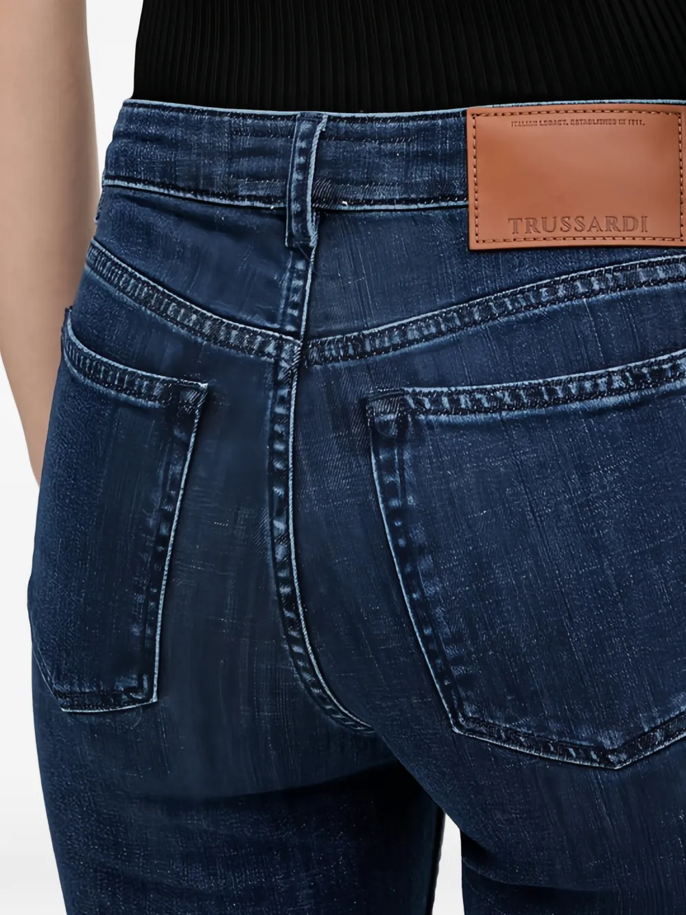 Trussardi Jeans met patch Blauw