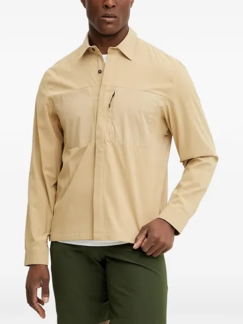 The North Face zip checked shirt