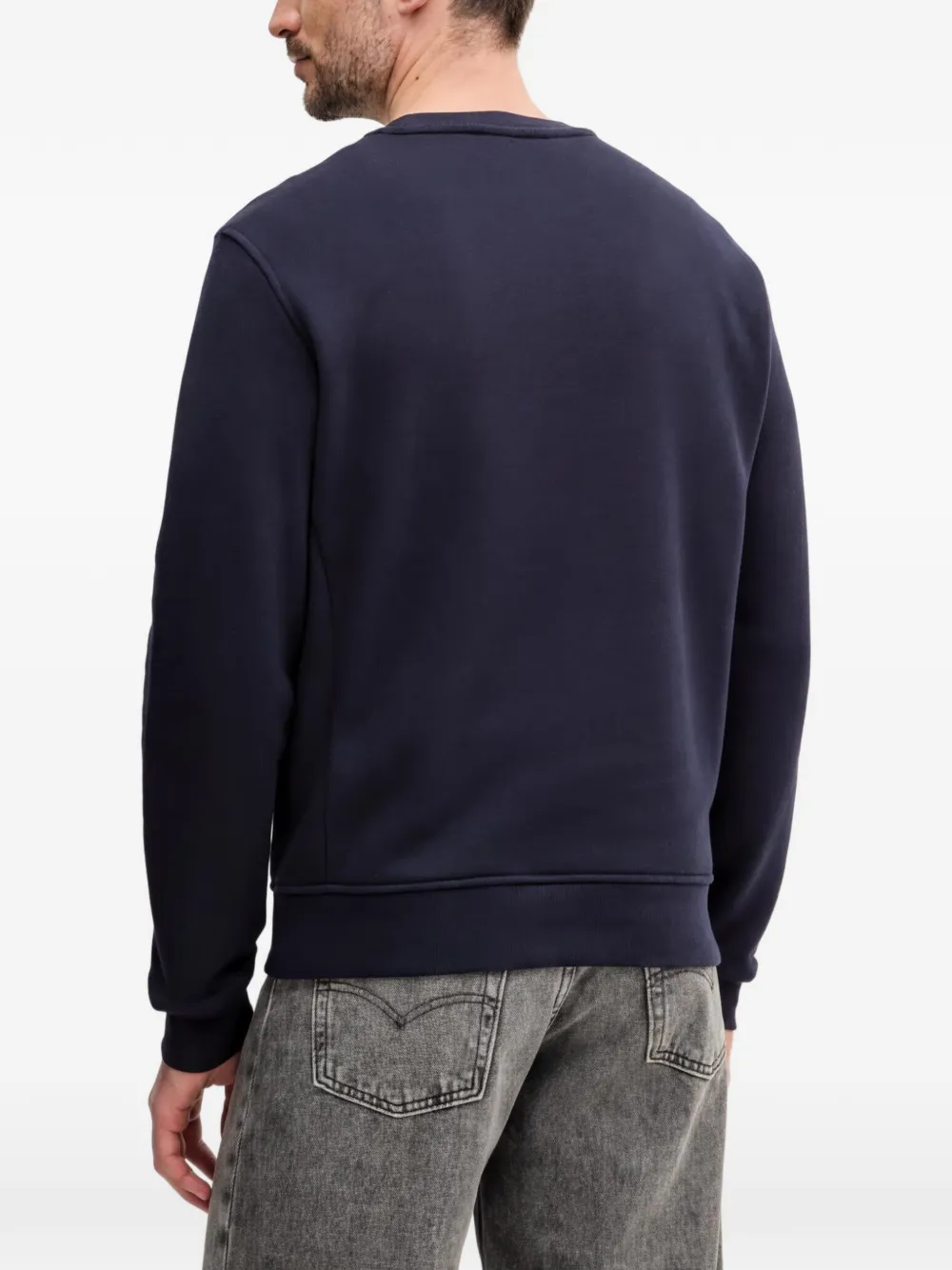 Trussardi Sweater met geborduurd logo Blauw