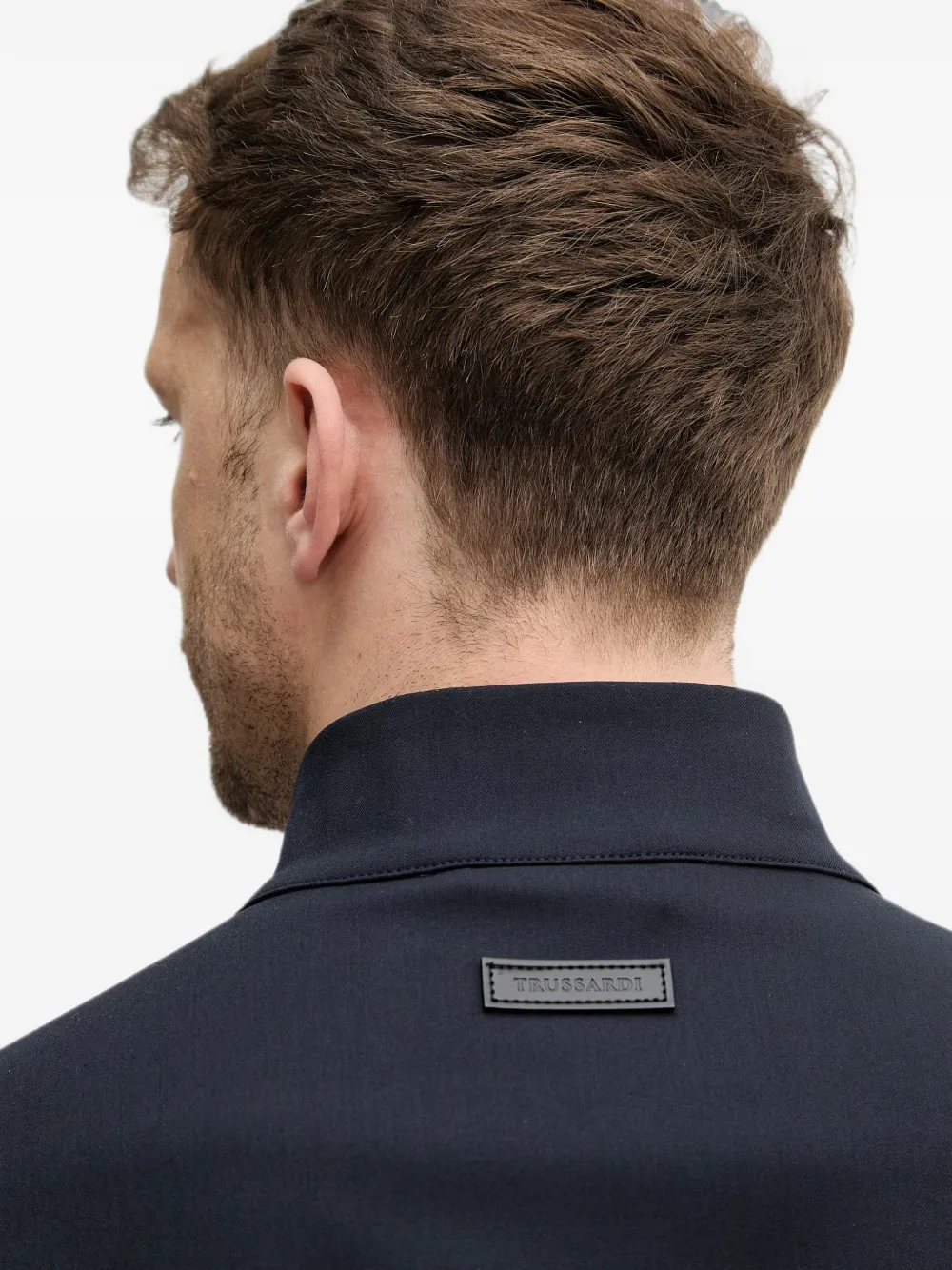 Trussardi zip-up jacket Blauw