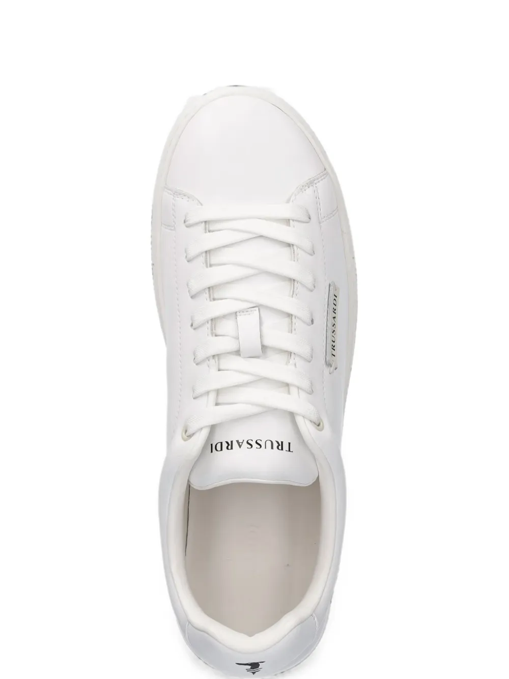 Trussardi Sneakers met logopatch Wit
