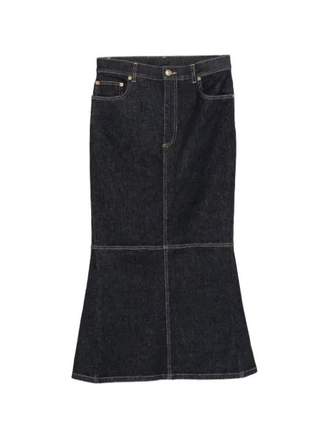 Moschino stretch denim skirt