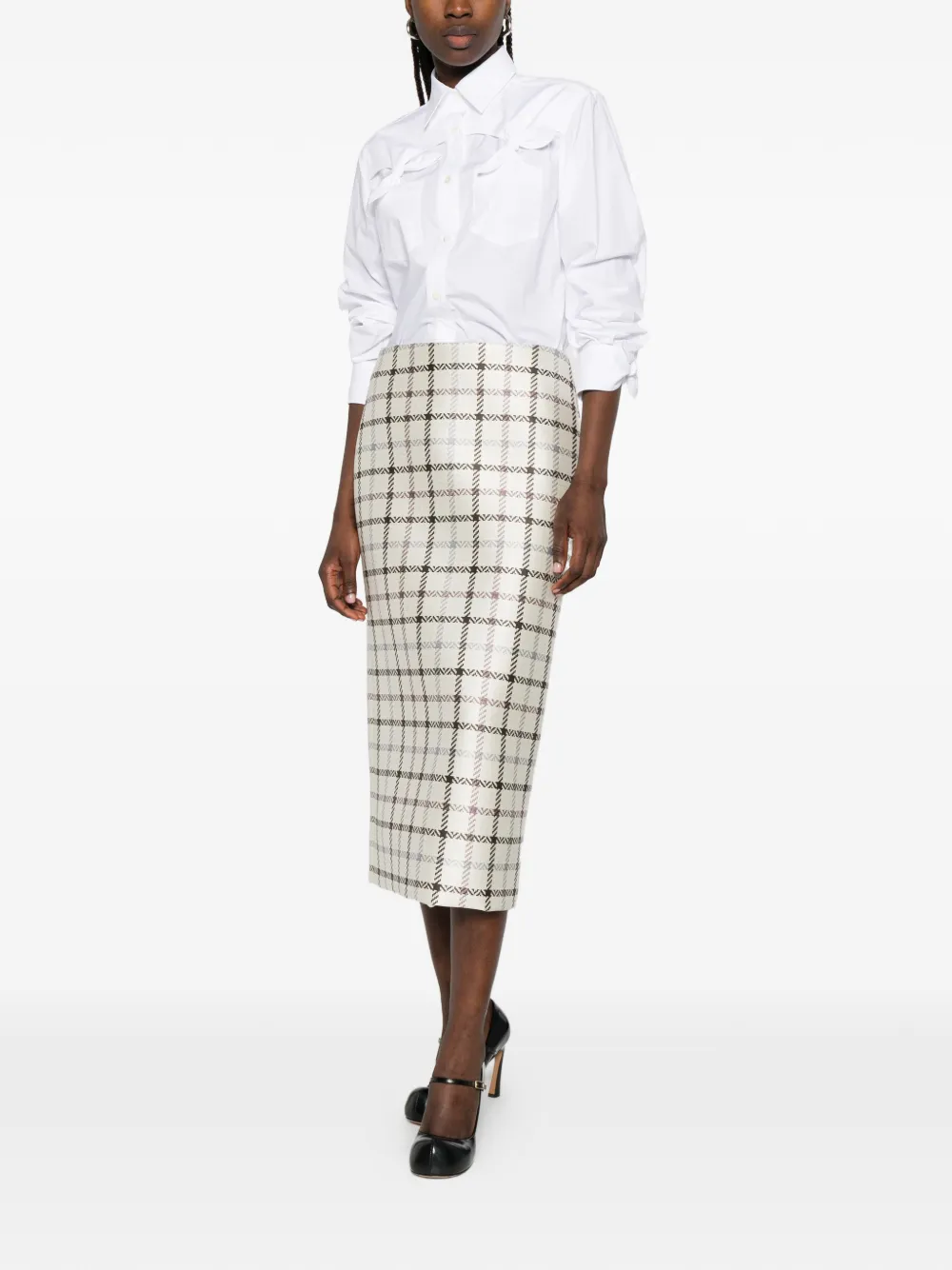 Moschino Shirt met strik Wit